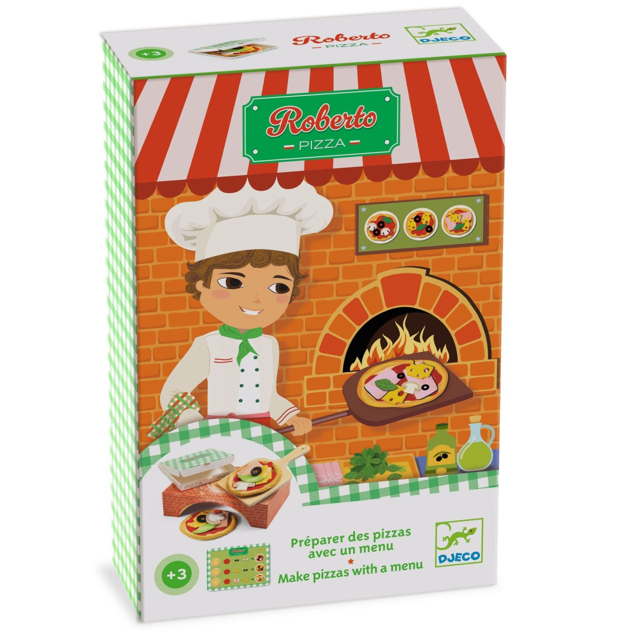 Joc de rol Roberto Pizza, Djeco - Imagine 1 [ps:cab76834-e206-4d8a-9aad-a2cf9936c4a7]