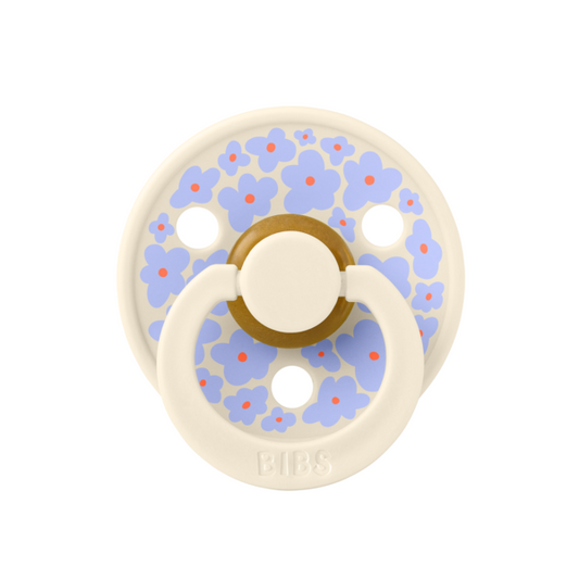 Suzeță BIBS Studio Colour Flower Latex, Rotundă, 0 luni - - 12-24 luni (1) [ps:95289b43-8cc0-4d71-85f8-2f3076b74bb4]