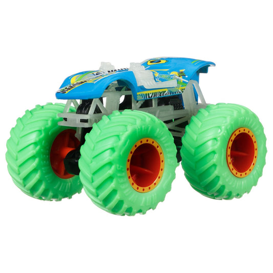 HOT WHEELS MONSTER TRUCK GLOW IN THE DARK MASINUTA TWIN MILL SCARA 1:64 [ps:d4f628ce-47b8-4854-b4eb-36e2fef02742]
