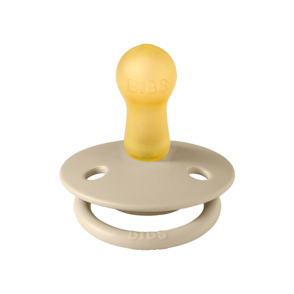 Suzeță BIBS De Lux Latex, Tetină Rotundă, 6 luni - Vanilla - Default Title (1) [ps:4a195a4e-f3aa-4e88-9e95-ce55c0519c36]