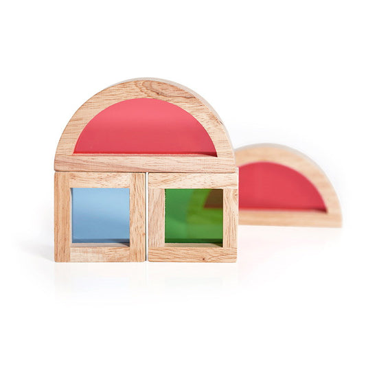Junior Rainbow Blocks Guidecraft - Set 20 Piese Colorate - 20 (1) [ps:14eec778-6df9-4d6d-9961-842a8d0d5935]