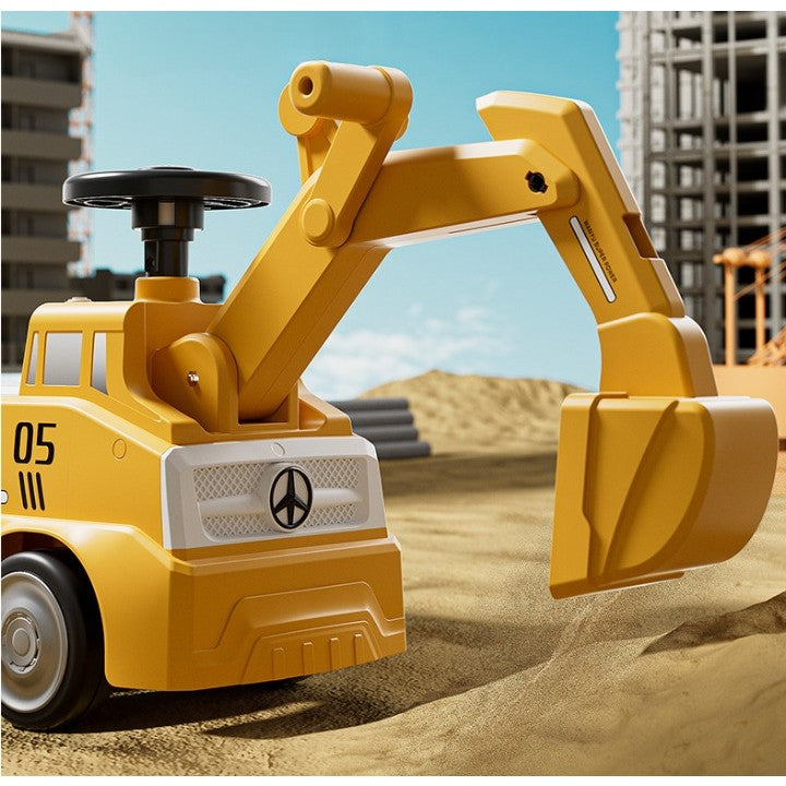 Excavator Manual Flippy pentru Copii, Albastru, 3 ani - Galben (1) [ps:b5032179-d303-42cd-bcd7-e3f9f6632307]