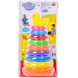 Piramidă Rățușcă cu 9 Inele Jumbo - Jucărie pentru Bebeluși - Default Title (1) [ps:ab0b67bd-37bd-4b3b-8bcf-d9ab5891c61a]