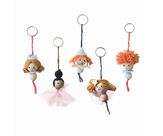 Set DIY brelocuri papusi, Egmont Toys - Imagine 1