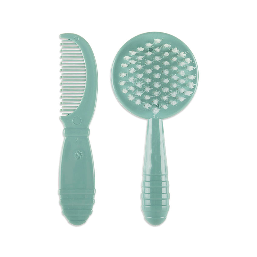 Set Pieptăn și Perie Lorelli My Friend, Cameo Blue, 0 luni+ - Iceberg Green (1) [ps:f99ef24d-80c9-4012-bb62-5a702002479a]