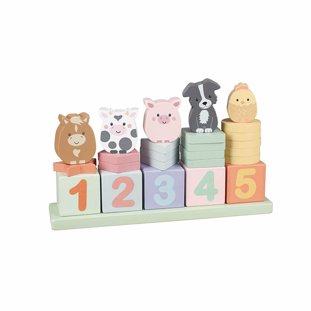 Joc Invata sa numeri cu animale de ferma, Orange Tree Toys - Imagine 1 [ps:3095607b-a205-428f-b004-c2149db83289]