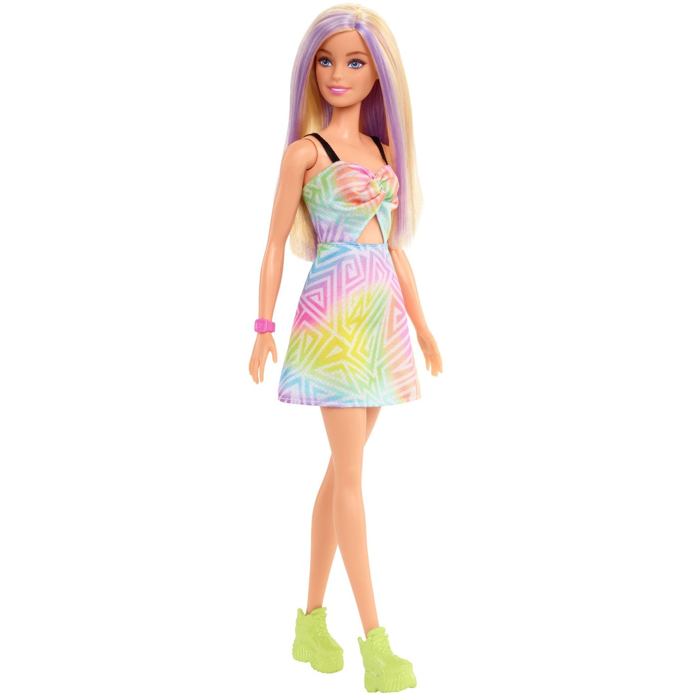 PAPUSA BARBIE FASHIONISTA BLONDA CU SUVITE MOV [ps:bda84b58-6ec4-4cd2-a793-aabbd2eea74b]