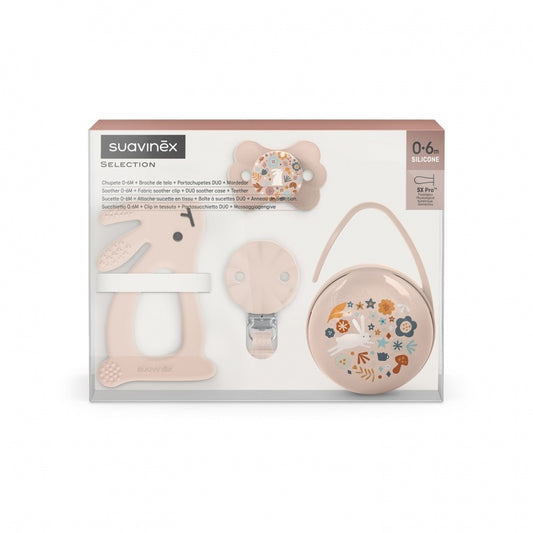 Set cadou Wonderland, roz, Suavinex - Roz