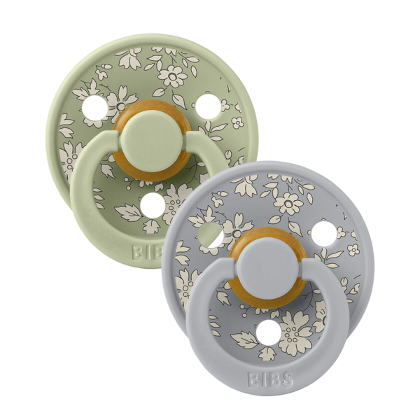 Set 2 Suzete BIBS x Liberty Colour, Latex, 0 luni - Dark Oak - Sage (1) [ps:509d30c1-46c2-413e-aaaf-e449676eefd3]
