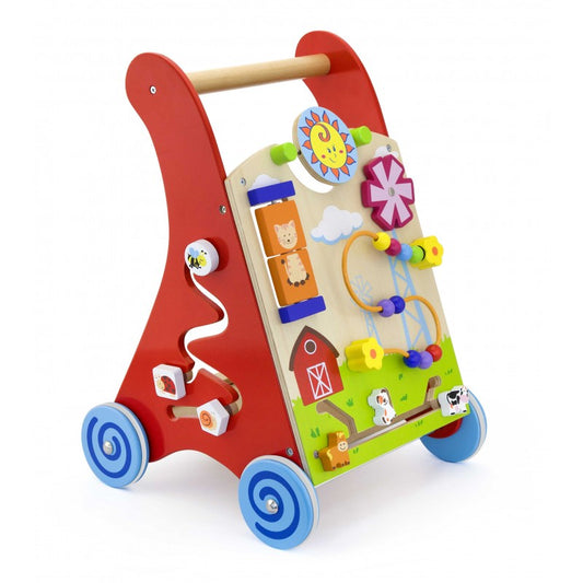 Antemergator rosu cu activitati tip Montessori Viga - Imagine 1 [ps:1ec6aca0-5a6e-4e1c-ab7f-a2add9fbf806]