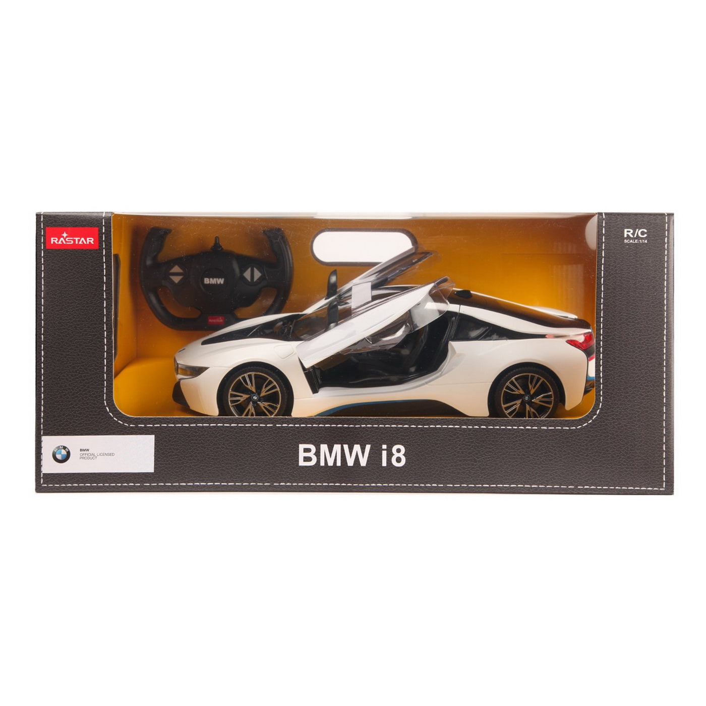 MASINA CU TELECOMANDA BMW i8 NEGRU CU SCARA 1 LA 18 Rastar - Alb (1) [ps:4a165d0e-06ce-4046-b307-58746548397f]