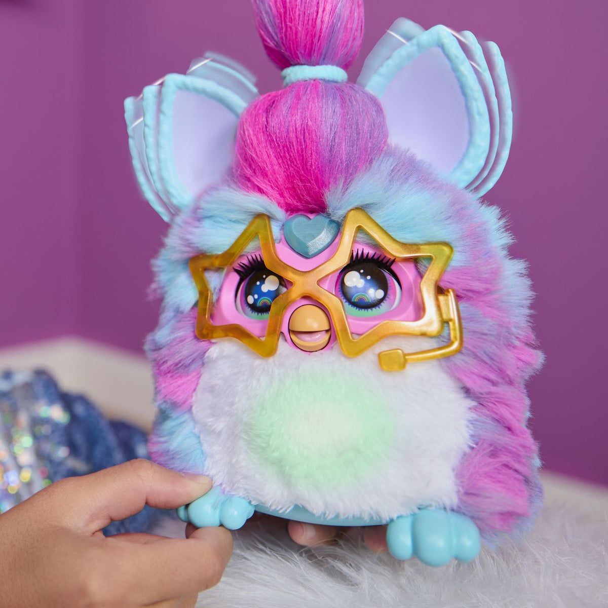 Furby Vibes Blue Razz - Jucărie Interactivă Hasbro - Default Title (1) [ps:36754f77-64b0-4361-95bb-b34b782b6894]