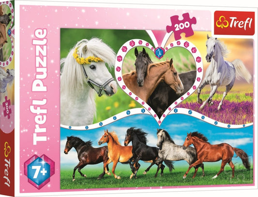 PUZZLE TREFL 200 FRUMOSII CAI - Imagine 1 [ps:5a40cb3c-0e1d-46d3-b5a9-2a36a0e0918c]