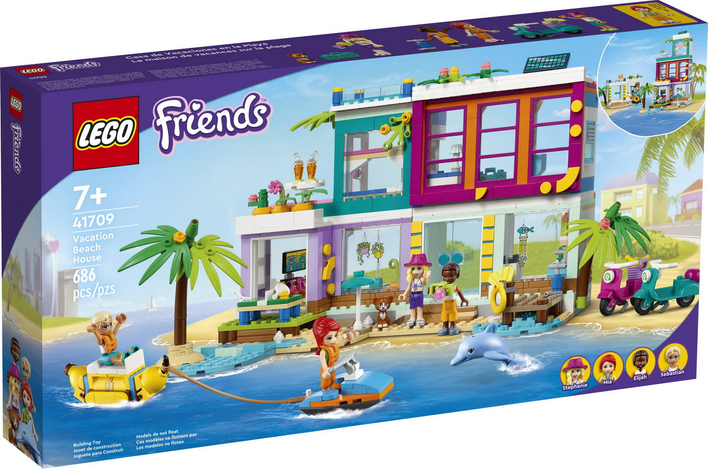 LEGO FRIENDS CASA DE VACANTA DE PE PLAJA 41709 - Imagine 1 [ps:4a4562ab-629e-4e6c-b0c4-bf81f93a718c]