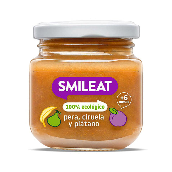 Smileat Piure din pere, prune si banane 130g, +6 luni, Eco - Imagine 1 [ps:ea42713c-41f6-4eee-a5f3-3690b3ba380d]