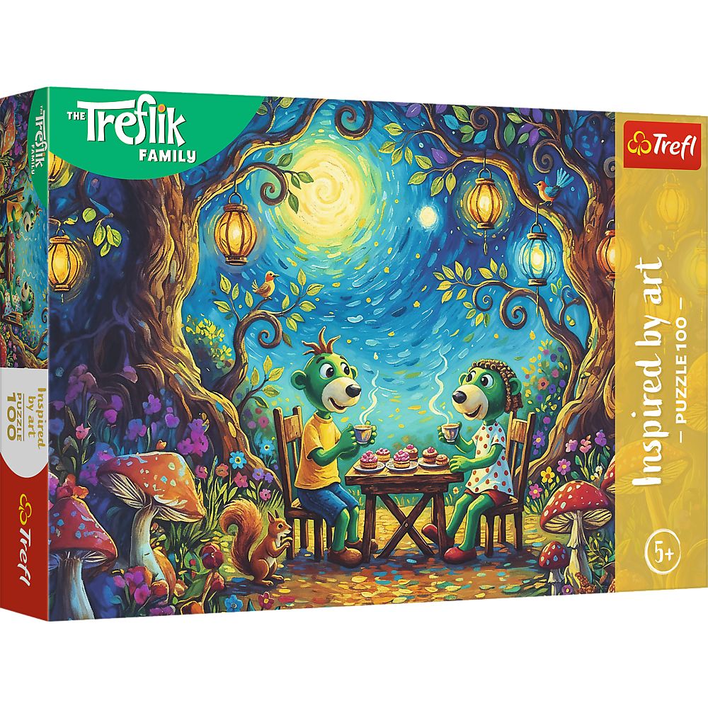 PUZZLE TREFL 100 FAMILIA TREFLIK INSPIRAT DE ARTA - Imagine 1 [ps:a4192f27-21d5-4cf2-84c0-88282217cec9]