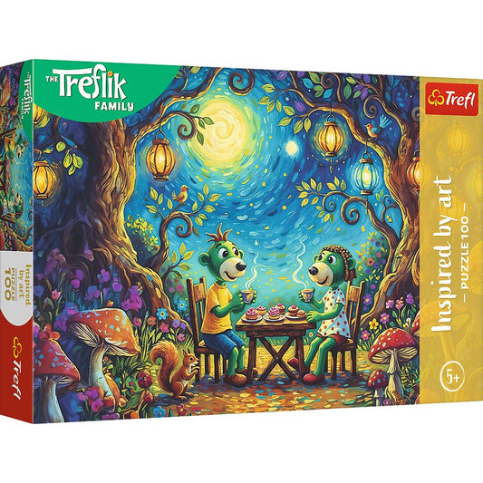 PUZZLE TREFL 100 FAMILIA TREFLIK INSPIRAT DE ARTA - Imagine 1 [ps:a4192f27-21d5-4cf2-84c0-88282217cec9]