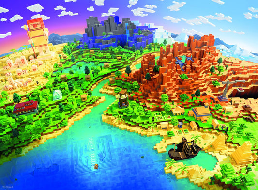 Puzzle Minecraft 500 piese Ravensburger - Jucarie Copii - Default Title (1) [ps:00e866de-6f7a-4d88-82fa-1f4e8a85ca7c]