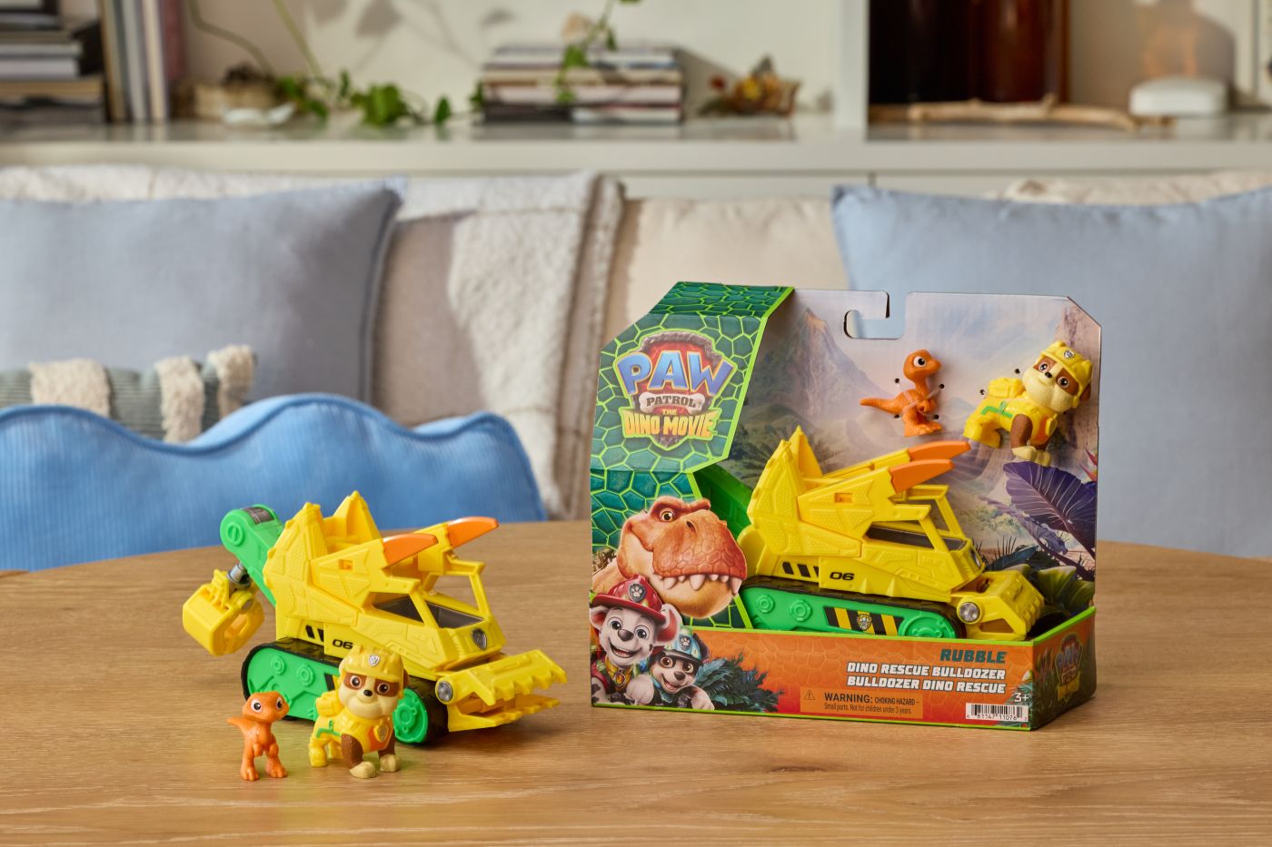 Patrula Cățelușilor Dino Vehicul Buldozer Rubble - Spin - Default Title (1) [ps:0f8bbfac-13f1-46a7-bd62-a9b8ad9a40e1]