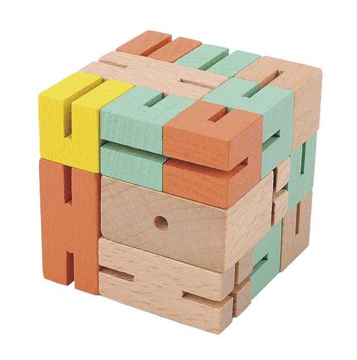 Joc logic IQ 3D puzzle Baiat verde, Fridolin - Imagine 1