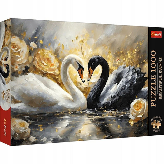 PUZZLE TREFL 1000 PREMIUM PLUS LEBEDE FRUMOASE - Imagine 1 [ps:c9f72501-1ef2-4066-9ff1-e28607748ee7]
