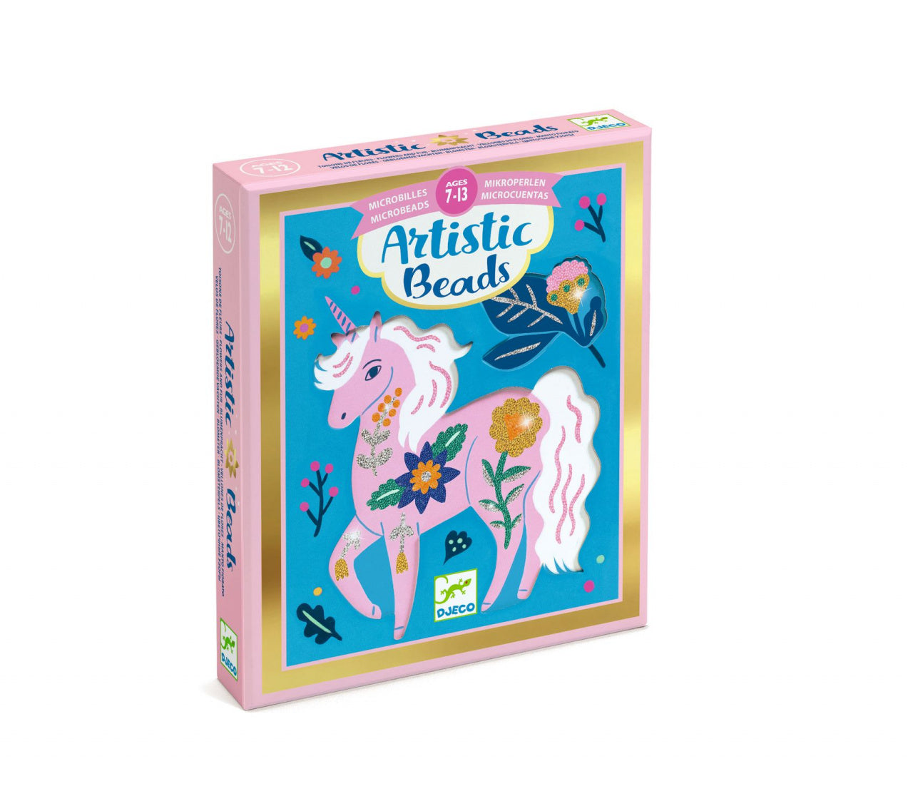 Set creativ cu margele Animale si flori, Djeco - Imagine 1 [ps:a9e65132-aa54-45ba-a612-9d052afb6a56]