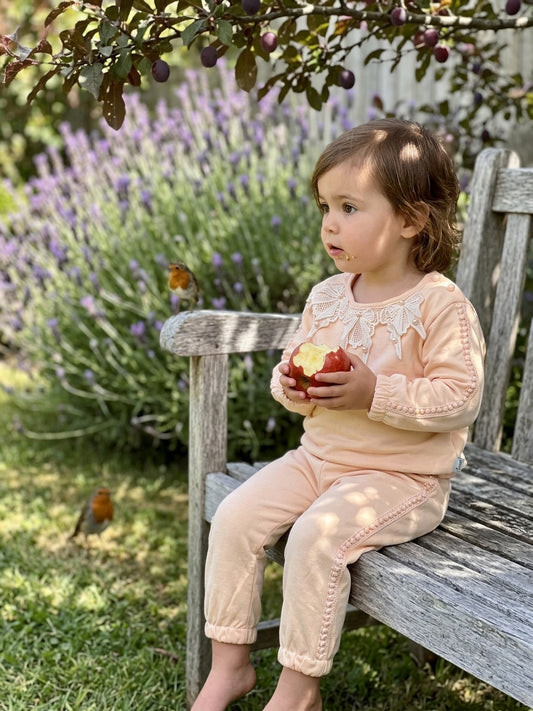 Set Bluză și Pantaloni Bej cu Perle Breeze, 2 Ani - INFANT - 4 ANI (1) [ps:23596ccc-75c3-4a54-965a-d0c874819903]