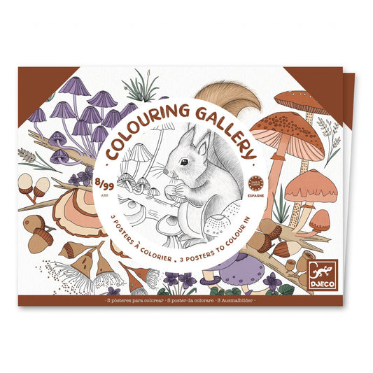 Mapa cu 3 postere de colorat Natura, Djeco - Imagine 1 [ps:64f68c9a-7951-4009-bb7f-f59e400a2eff]