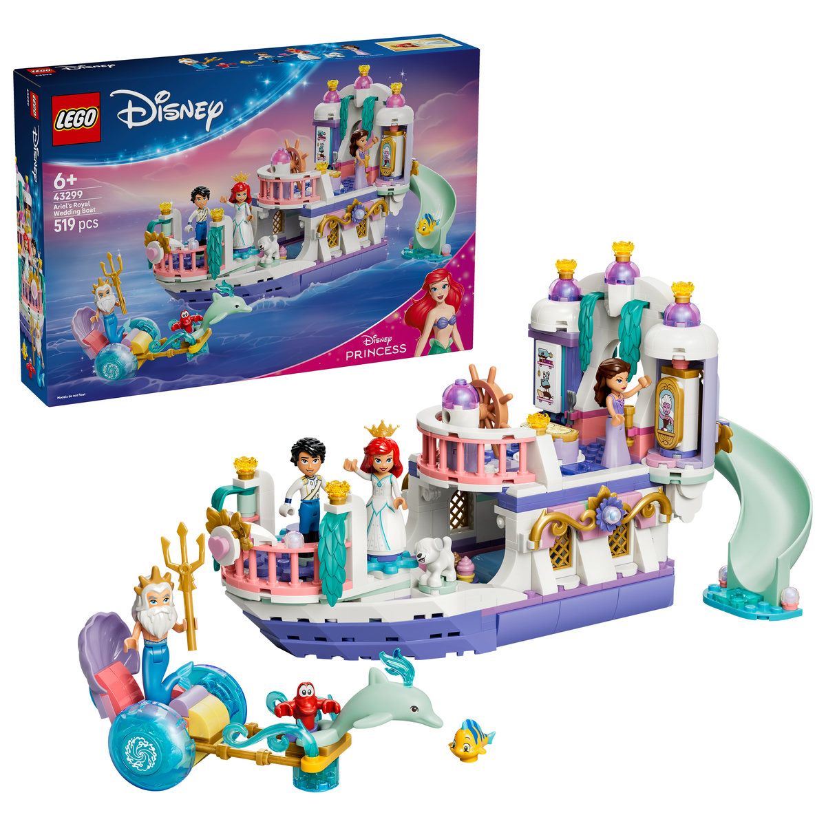 LEGO Disney Princess Barca Nuntii Regale Ariel 43299 - Default Title (1) [ps:571681a0-8bda-4ebd-bece-c8c2a2b0d66b]