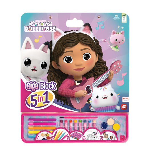 SET PENTRU DESEN GIGA BLOCK 5 IN 1 GABBY DOLLHOUSE AS - Imagine 1 [ps:6e7bd884-ba9c-4d76-a70a-3c1dd7776127]