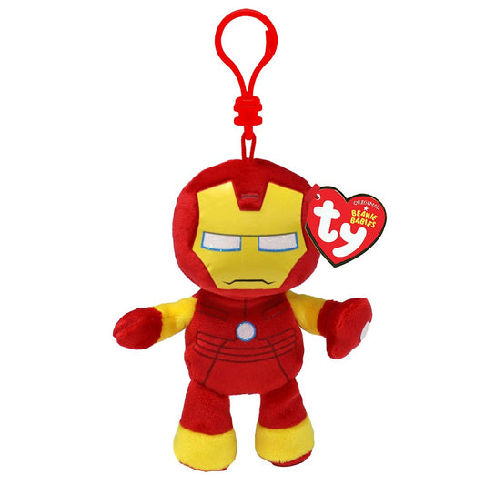 PLUS BRELOC TY 8.5CM BEANIE BABIES MARVEL IRON MAN - Imagine 1 [ps:1f96e548-85fd-444c-b51a-d395726752e9]