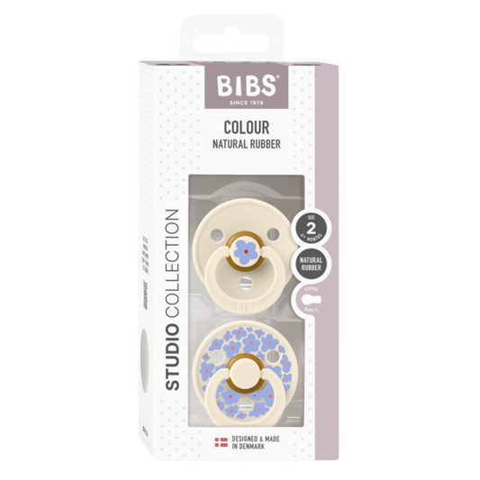 Set 2 Suzete BIBS Colour Studio Flower Latex, 6m+, Ivory - Default Title (1) [ps:2751a6eb-a496-48fc-8fba-a848e4262c8f]