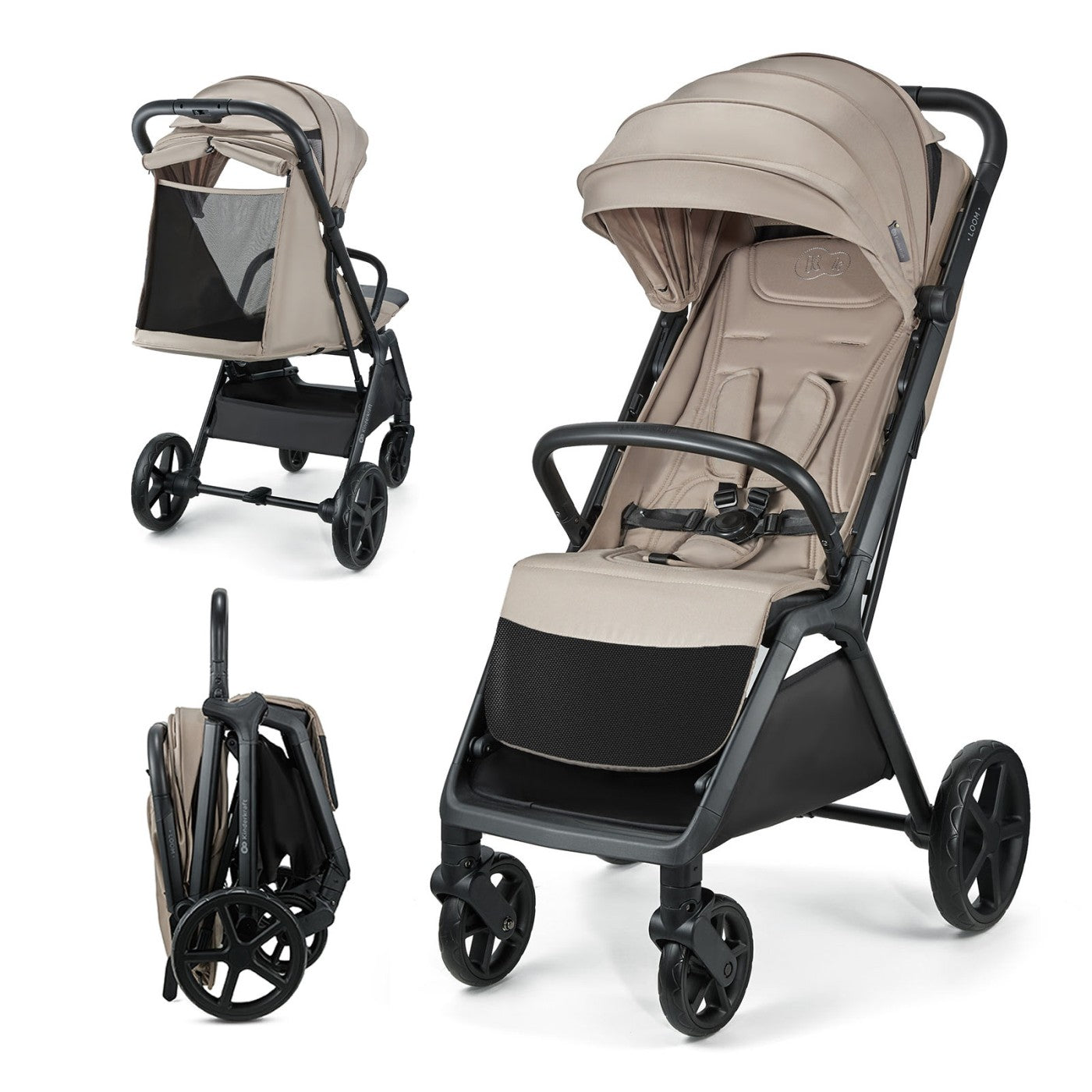 CARUCIOR SPORT KINDERKRAFT LOOM, 0-22 KG, LINEN BEIGE - Bej
