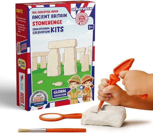 Arkerobox - Set arheologic educational si puzzle 3D, - Imagine 1 [ps:1c9effcb-b616-42ee-86f6-1021c23318d8]
