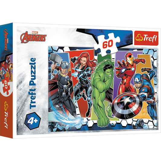 PUZZLE TREFL AVENGERS 60 INVINCIBILII - Imagine 1