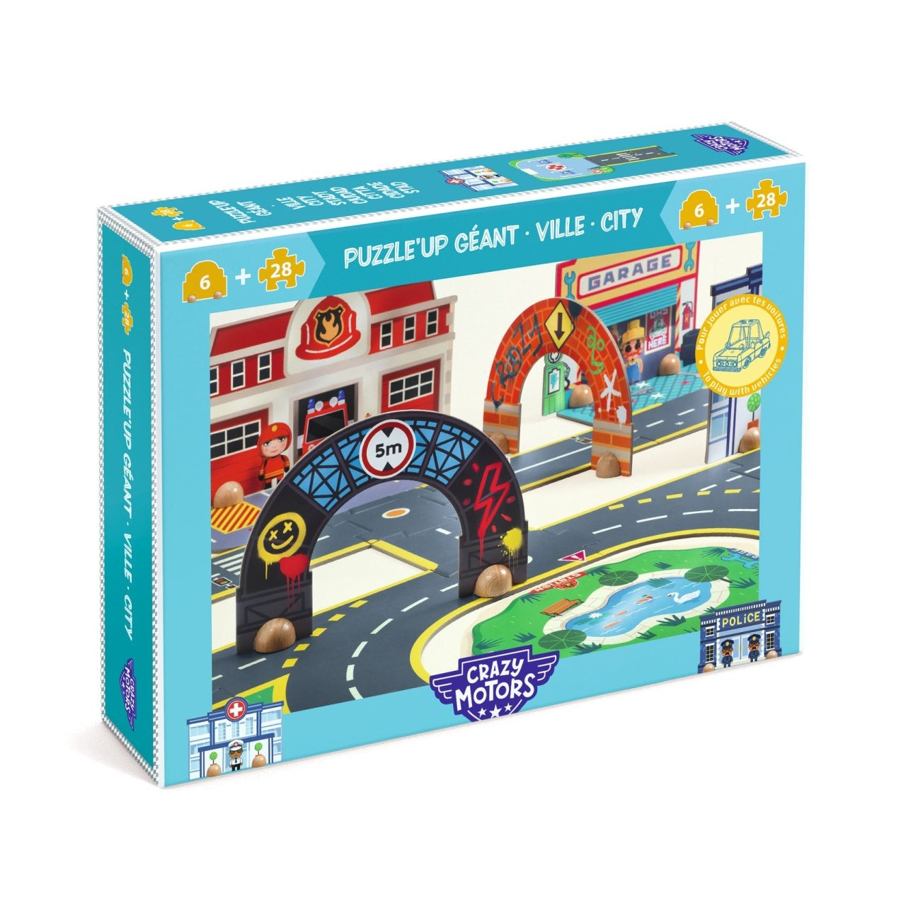 Puzzle 3D Orasul gigantic, Djeco - Imagine 1 [ps:5907cdc5-3e79-4749-aee3-e42d2fa46db1]