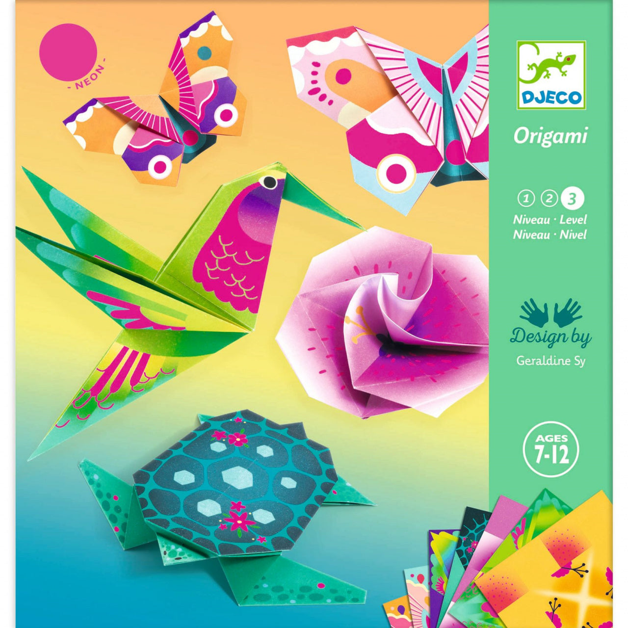 Joc creativ origami Animale si flori exotice, Djeco - Imagine 1 [ps:53efb3af-47ed-41e7-aa85-13654142dc12]
