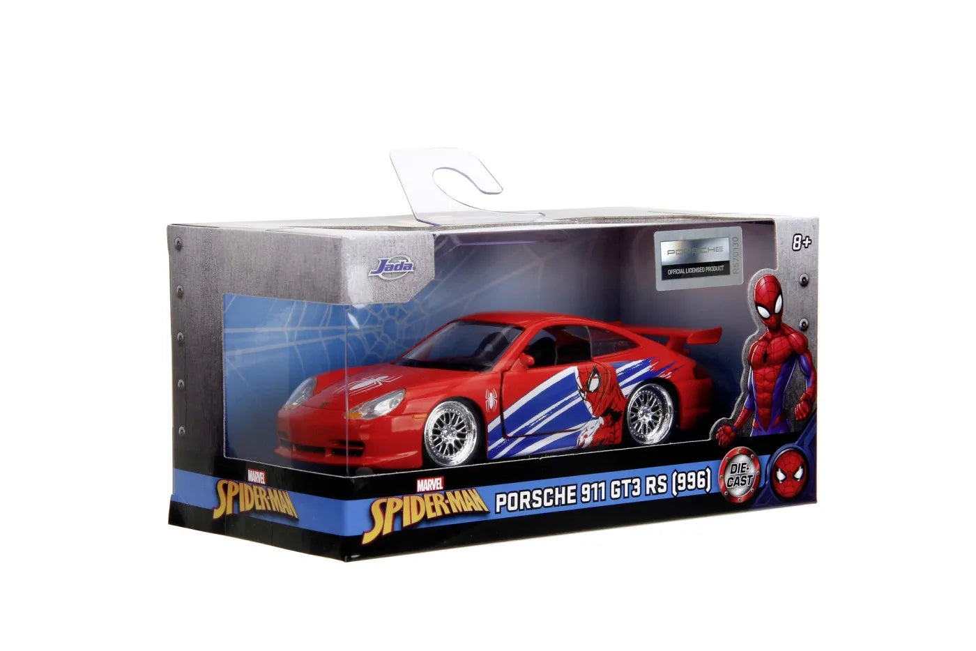 JADA MARVEL MASINUTA METALICA SPIDER MAN PORSCHE 911 GT3 - Imagine 1 [ps:706be12a-87c8-4f80-a610-fea9271b1ecb]