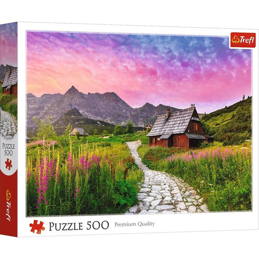 PUZZLE TREFL 500 HALA GASIENICOWA IN MUNTII TATRA - Imagine 1 [ps:140b0d0f-ae65-4bbe-9faf-ab9a9399b47e]