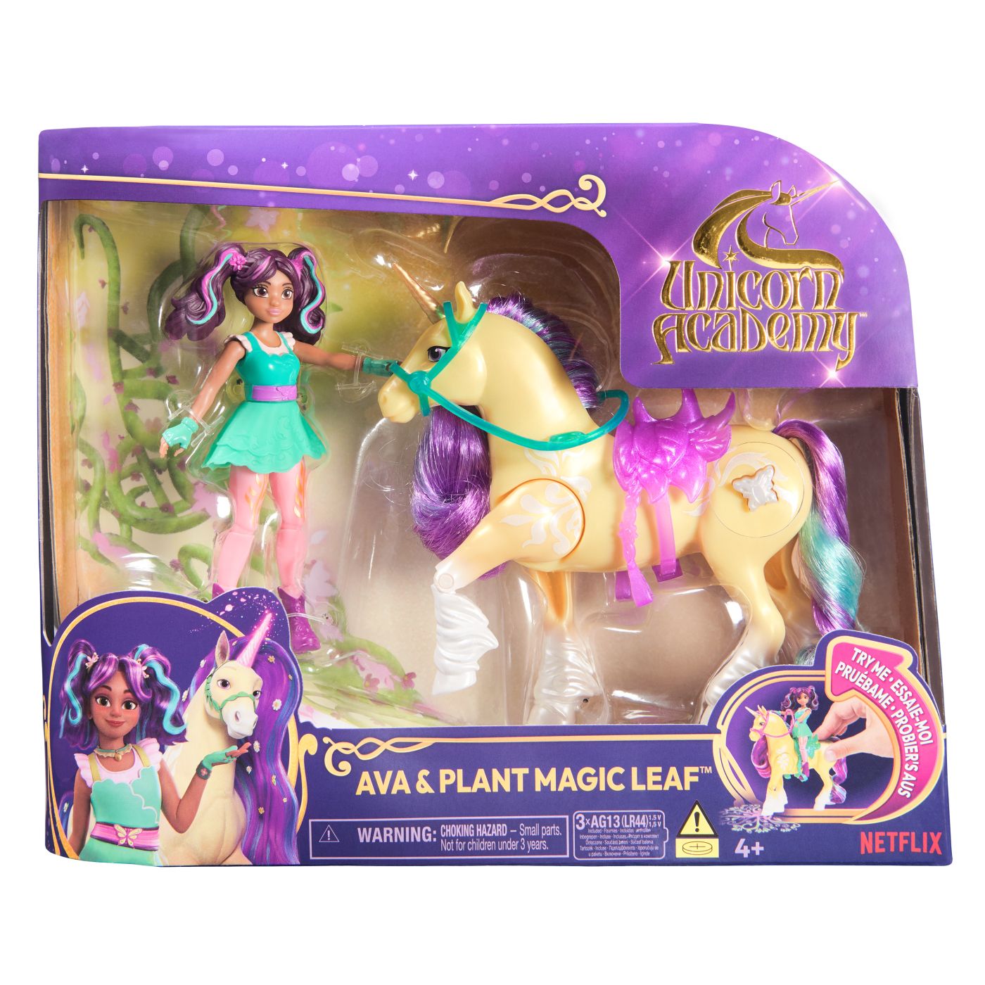 UNICORN ACADEMY SET PAPUSA AVA SI UNICORNUL LEAF PLANTA - Imagine 1 [ps:7de39d6a-6933-441d-a077-d0302decf743]