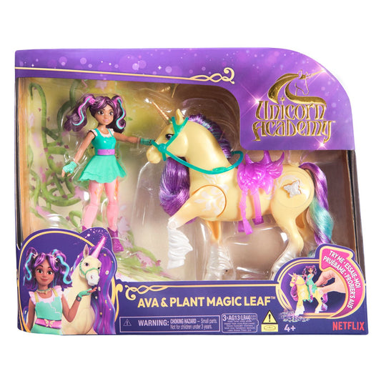 UNICORN ACADEMY SET PAPUSA AVA SI UNICORNUL LEAF PLANTA - Imagine 1 [ps:7de39d6a-6933-441d-a077-d0302decf743]