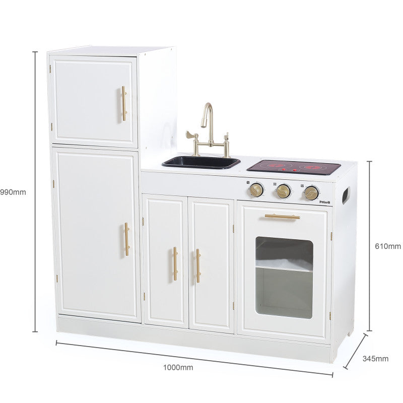 Bucatarie moderna alb clasic cu lumini si sunete, PolarB - Imagine 1 [ps:00599556-7916-4a78-add4-aebed7619843]