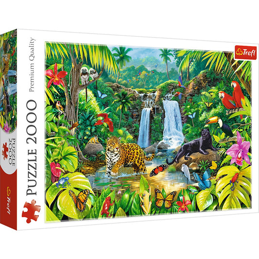 PUZZLE TREFL 2000 PADUREA TROPICALA - Imagine 1 [ps:ed846db7-ec75-4877-a6b7-23107f50033d]