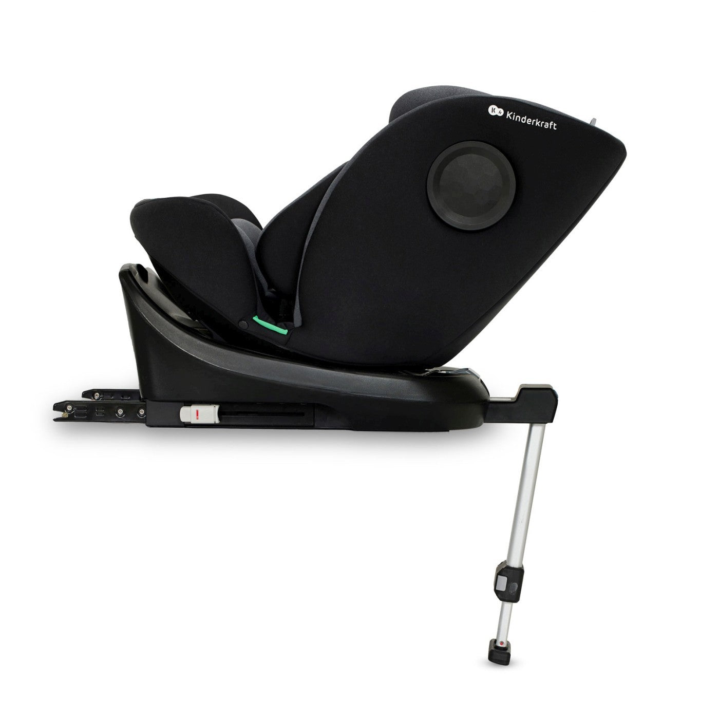 SCAUN AUTO I-SIZE, 40-150 CM, KINDERKRAFT I-360, BLACK - Negru