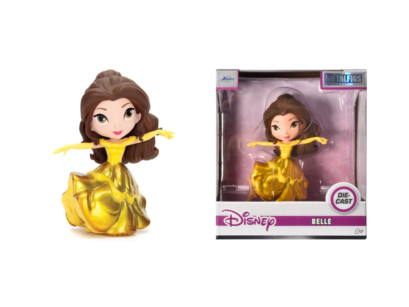 JADA FIGURINA DISNEY PRINCESS BELLE CU ROCHITA AURIE - Imagine 1