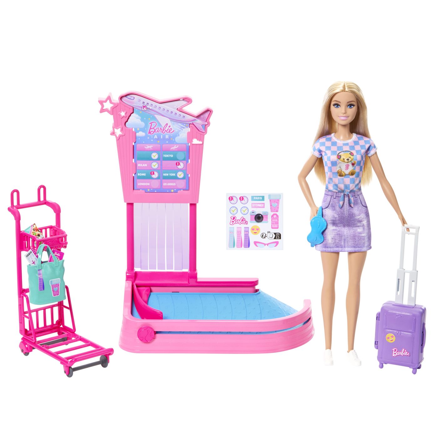 BARBIE FAMILY AND FRIENDS SET BAGAJE LA AEROPORT Mattel - Default Title (1) [ps:d4eaf6c7-0332-4df0-b39c-f84fb8aee446]