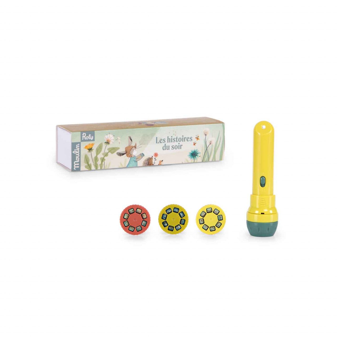 Lanterna cu povesti Trei iepurasi, Moulin Roty - Imagine 1 [ps:6021890a-91a2-4bb0-a26b-7e45000da220]