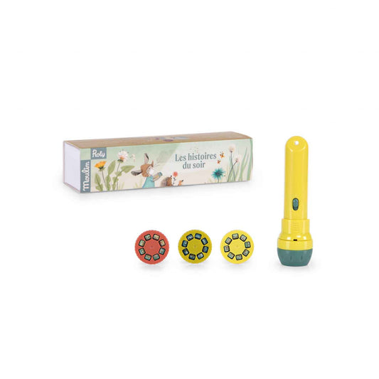 Lanterna cu povesti Trei iepurasi, Moulin Roty - Imagine 1 [ps:6021890a-91a2-4bb0-a26b-7e45000da220]