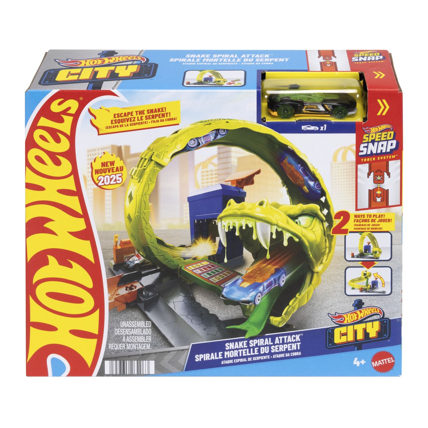HOT WHEELS CITY PISTA ATACUL SPIRAL AL SARPELUI Mattel - Imagine 1 [ps:b06eec46-0de6-4015-a043-1ce1889f6794]