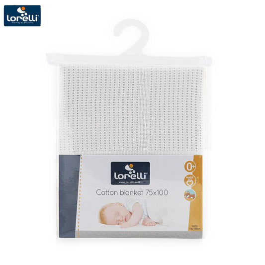 Păturică Croșetată Bumbac Lorelli, 75x100 cm, Albă - Alb (1) [ps:eb65991a-0f7f-4dd1-b854-ba2df968e4db]